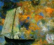 Odilon Redon Flower Clouds, oil painting on canvas